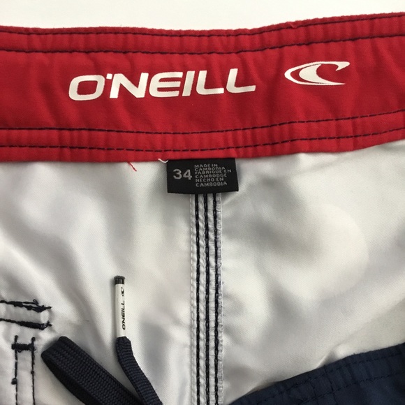 O’Neill Mens Board Shorts Beer Pong Size 34 - Picture 3 of 9
